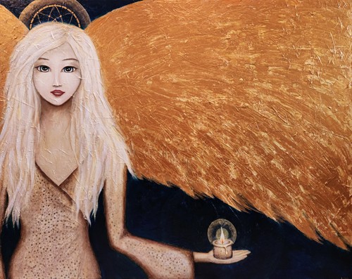 Holding the Light, Arielle Star original painting