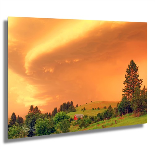 Wallowa Sunset and Barn, Wallowa, Oregon