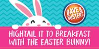 Hightail it to Breakfast with the Easter Bunny!!
