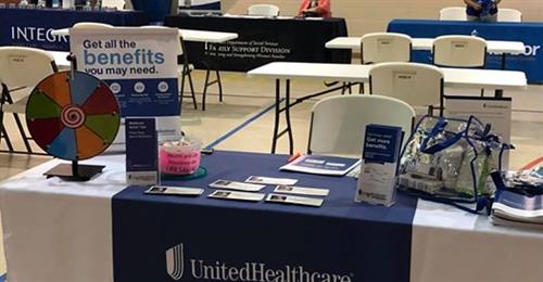 Health Fair booth Health Fair booth