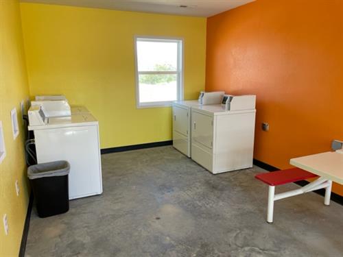 On site laundromat, general store, [picnic area dog park, play ground, four showers and four bathrooms.