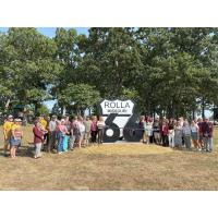 Rolla Chamber Unveils New Route 66 Sculpture