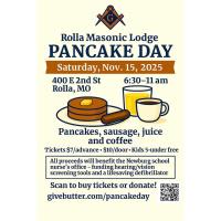 Rolla Pancake Day set for Nov. 15, will support local students