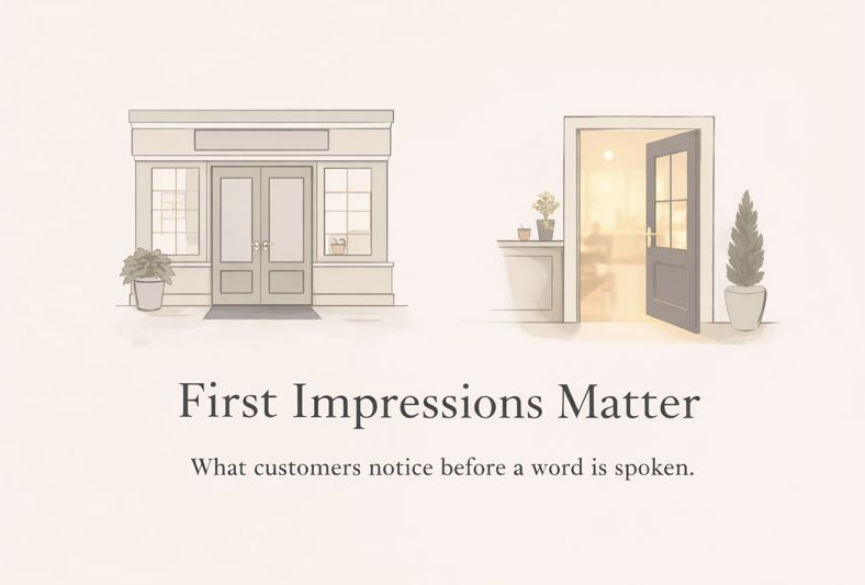 Image for First Impressions Matter: What Customers Notice Before a Word Is Spoken