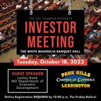 Investor Meeting - October 18, 2022