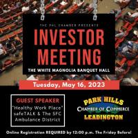 May Investor Meeting - May 16, 2023