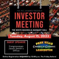 August Investor Meeting - August 15, 2023