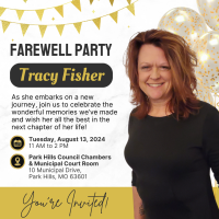 Farewell Celebration for Tracy Fisher