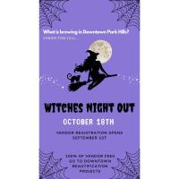 Witches on Main - A Night of Brooms & Brews in Downtown Park Hills