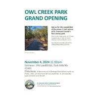 Grand Opening Celebration of Owl Creek