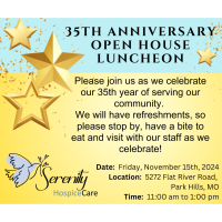 Join Serenity HospiceCare for a Special Celebration!