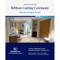 Parkland Health Center to Host Women’s Imaging Center Ribbon-Cutting Ceremony in Partnership with Area Chambers of Commerce