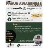 Fraud Awareness Community Event with Belgrade State Bank