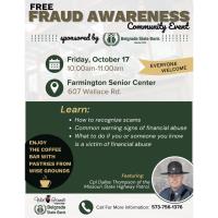 Fraud Awareness Community Event with Belgrade State Bank