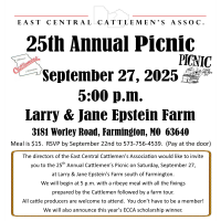 25th Annual East Central Cattlemen's Association Picnic