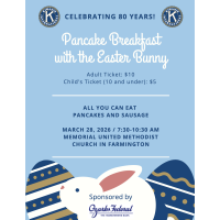 Pancake Breakfast with the Easter Bunny