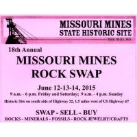 18th Annual Missouri Mines Rock Swap