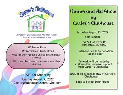 Dinner & Art Show by Carter's Clubhouse
