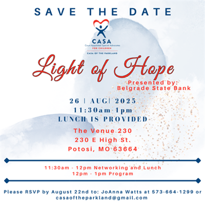 CASA of the Parkland Hosts 2025 Light of Hope Luncheon