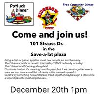 Sideshow Tattoos Hosts Free Community Holiday Dinner - Everyone Welcome!