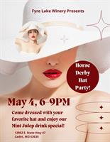 Celebrate the Spirit of the Derby with a Horse Derby Hat Party at Fyre Lake Winery