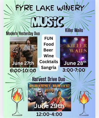 Fyre Lake Winery Presents a Weekend of Live Music, Food, and Fun