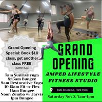 Grand Opening: Amped Lifestyle Fitness Studio