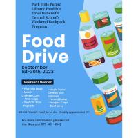 Park Hills Public Library Food for Fines!