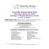 Community Rallies for ''Feed My Sheep Bake Sale'' to Support Local Food Pantries