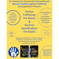 News Release: Human and Sex Trafficking Training Event