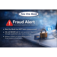 New Era Bank Shares Important Reminder on Fraud Awareness and Customer Protection