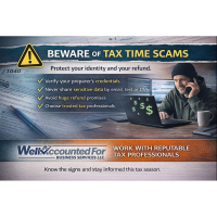 Well Accounted For Business Services Encourages Taxpayers to Choose Authorized, Secure Tax Preparers
