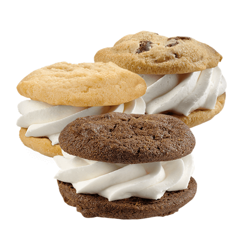 Ice cream sandwiches to go or to stay!
