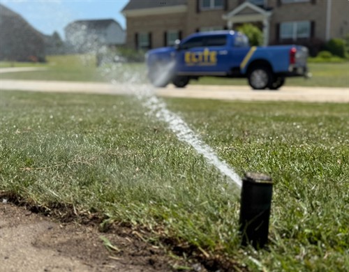 Professional irrigation system installation in South Carolina. 