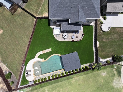 Pro-Grade Artificial Turf installation in Lexington, South Carolina.