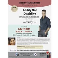 Better Your Business Breakfast Seminar-Ability Not Disability