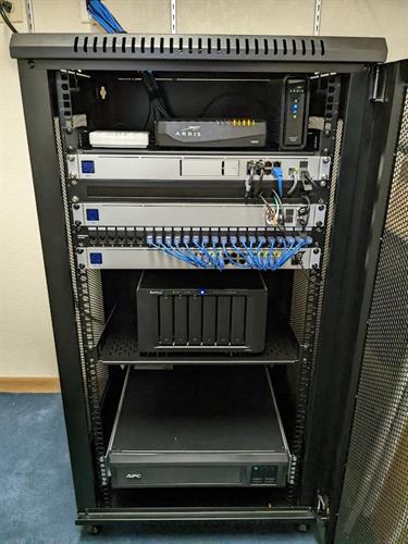 Network Rack and Servers