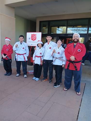 Ringing the Bell for the Salvation Army
