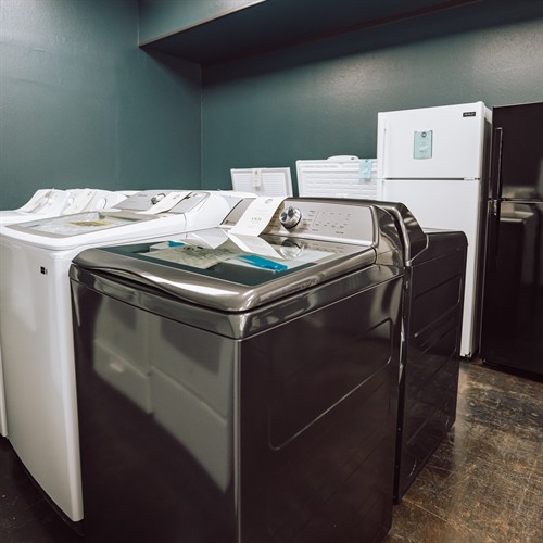 Washer and dryer selection available at Texas Cash Finance in Tyler.