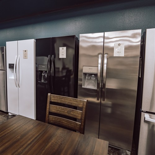 Refrigerators and home appliances available at our Downtown Tyler location.