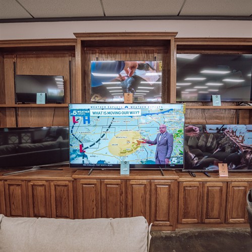 Smart TVs and home entertainment options available with flexible financing at Texas Cash Finance.