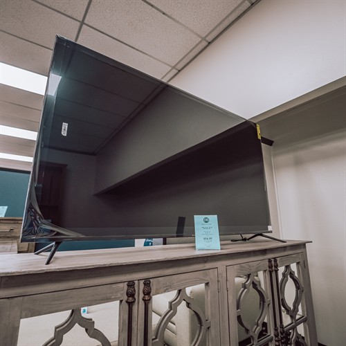 Entertainment centers and TV consoles available with flexible financing options.