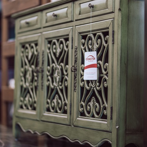 Accent cabinets and home furniture available in our Tyler showroom.