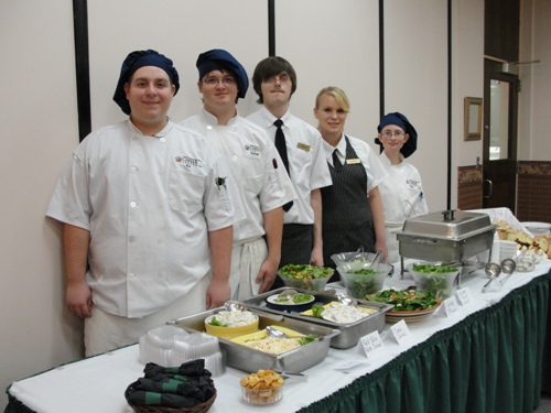 Students in Culinary Careers Management operate a restaurant that is open to the public.