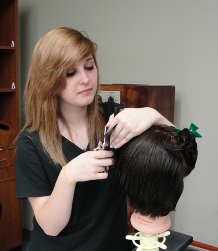 The ACWHCC Cosmetology salon offers services to the public and gives students a change to apply their knowledge.  