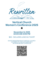 Women's Conference: "Rewritten" (at Vertical Church Blairsville)
