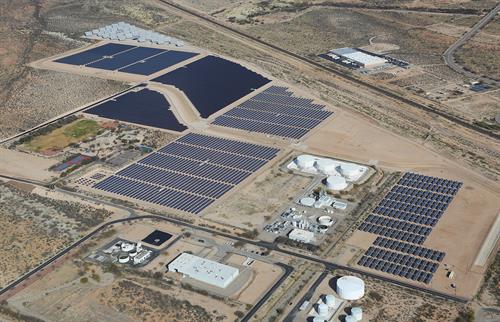 The Solar Zone at the UA Tech Park - the nation's largest multi-testing, multi-demonstration solar energy site.