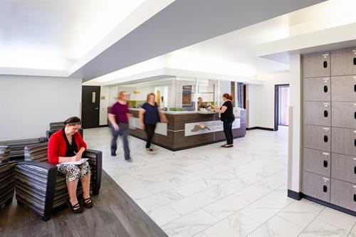 Our outpatient lobby is welcoming to potential patients and their families. Our outpatient lobby is welcoming to potential patients and their families.