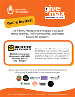 The Family Partnership Give to the Max Event