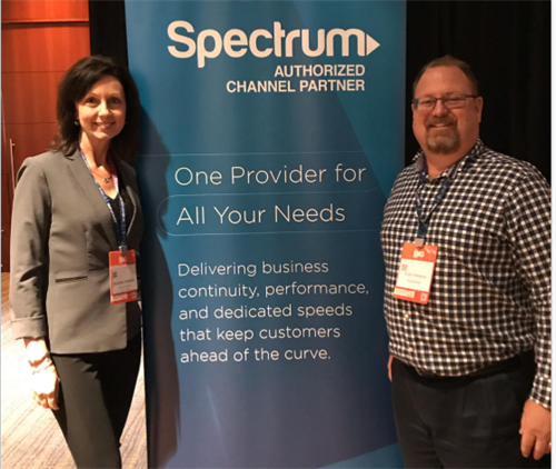 CEO Scott Williams and Spectrum VP Michelle Kadlacek CEO Scott Williams and Spectrum VP Michelle Kadlacek